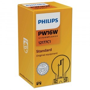 Лампа накаливания Philips PW16W Standard Vision - 12177C1