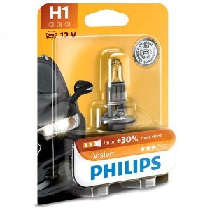 Галогеновая лампа Philips H1 Standard Vision - 12258PRB1 (блистер)
