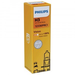 Галогеновые лампы Philips H3 Standard Vision - 12336PRC1 (карт. короб.)