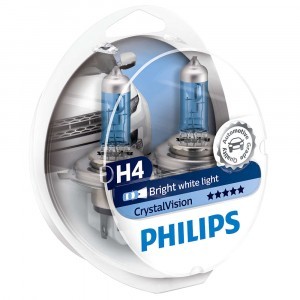 Галогеновые лампы Philips H4 CrystalVision - 12342CVSM (пласт. бокс)