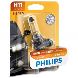 Галогеновая лампа Philips H11 Standard Vision - 12362PRB1 (блистер)