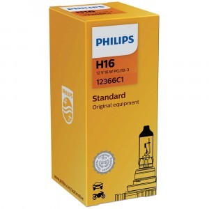 Галогеновые лампы Philips H16 Standard Vision - 12366C1