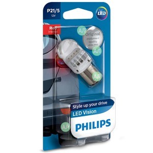 Светодиоды Philips P21/5W Vision LED - 12836REDB1