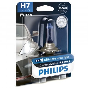 Галогеновые лампы Philips H7 DiamondVision - 12972DVB1 (блистер)