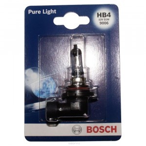 Галогеновые лампы Bosch HB4 Pure Light - 1 987 301 063 (блистер)