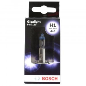 Галогеновые лампы Bosch H1 Gigalight Plus 120 - 1 987 301 150 (диз. упак. x1)