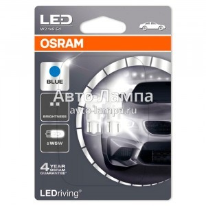 Светодиоды Osram W5W LEDriving Standard - 2880BL-02B (бело-голубой)