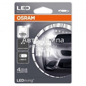 Osram W5W LEDriving Standard - 2880CW-02B (хол. белый)
