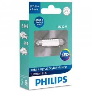 Светодиоды Philips Festoon Ultinon LED 43 мм - 11864ULWX1