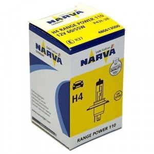 Narva H4 Range Power 110 - 480613000 (карт. короб.)