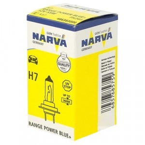 Галогеновая лампа Narva H7 Range Power Blue+ - 486383000 (карт. короб.)