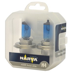 Галогеновые лампы Narva H4 Range Power White - 486802100 (60/55W)