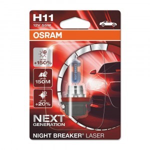 Галогеновые лампы Osram H11 Night Breaker Laser Next Generation - 64211NL-01B (блистер)