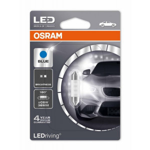 Светодиоды Osram C5W LEDriving Standard 36 мм - 6436BL-01B (бело-голубой)