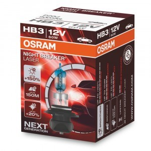Галогеновая лампа Osram HB3 Night Breaker Laser Next Generation - 9005NL (карт. короб.)