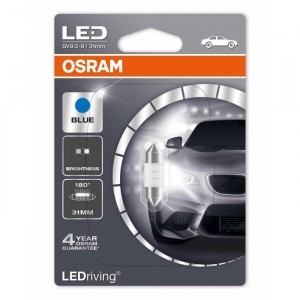 Светодиоды Osram Festoon LEDriving Standard 31 мм - 6431BL-01B (бело-голубой)