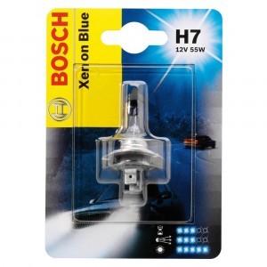 Галогеновые лампы Bosch H7 Xenon Blue - 1 987 301 013 (блистер)