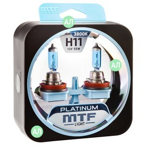 Галогеновые лампы MTF-Light H11 Platinum - HPL1211