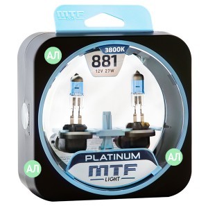 Галогеновые лампы MTF-Light H27/881 Platinum - HPL1281