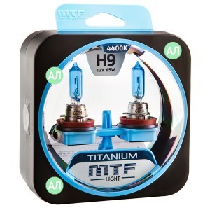 Галогеновые лампы MTF-Light H9 Titanium - HTN1209