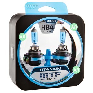 Галогеновые лампы MTF-Light HB4 Titanium - HTN12B4