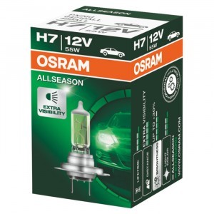Галогеновые лампы Osram H7 AllSeason - 64210ALL (карт. короб.)
