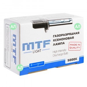 Нештатные ксеноновые лампы MTF-Light H16 Standard - XBH16K5 (5000K)