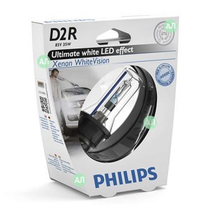 Штатные ксеноновые лампы Philips D2R Xenon WhiteVision - 85126WHV