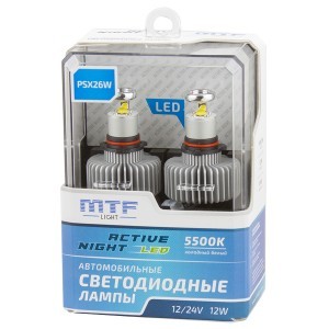 Комплект светодиодных ламп MTF-Light PSX26W Active Night Gen.2 - ANP26K5 (5500K)