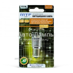 Светодиод MTF-Light P21W LED 360 - P21W360E (желтый)