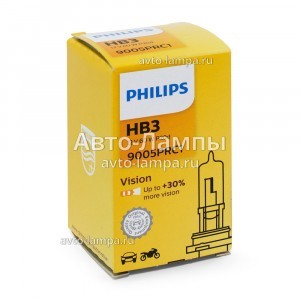 Галогеновые лампы Philips HB3 Standard Vision - 9005PRC1 (карт. короб.)