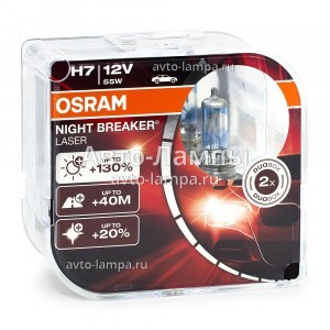 Osram H7 Night Breaker Laser (+130%) - 64210NBL-HCB (пласт. бокс)