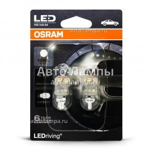 Светодиоды Osram W16W LEDriving Premium - 9213CW-02B (хол. белый)