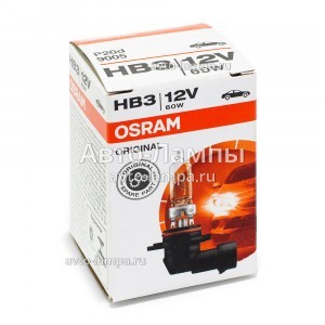Галогеновые лампы Osram HB3 Original Line - 9005 (карт. упак.)
