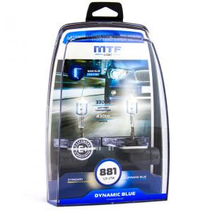 Галогеновые лампы MTF-Light H27/881 Dynamic Blue - HDB1281