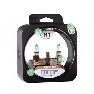 Галогеновые лампы MTF-Light H1 Iridium - HRD1201