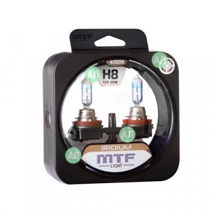 Галогеновые лампы MTF-Light H8 Iridium - HRD1208
