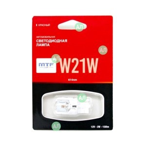 MTF-Light W21W LED - MW21WR (красный)