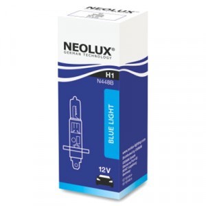 Галогеновые лампы Neolux H1 Blue Light - N448B (карт. упак. x1)