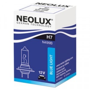 Галогеновая лампа Neolux H7 Blue Light - N499B (карт. упак. x1)