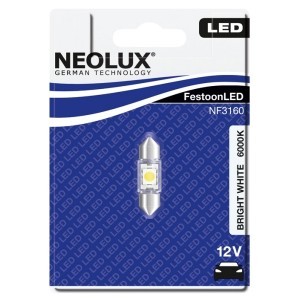 Светодиоды Neolux Festoon LED Gen.1 31 мм - NF3160 (6000K)