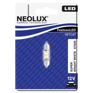Светодиоды Neolux Festoon LED Gen.1 31 мм - NF3167 (6700K)
