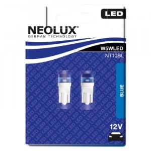 Светодиоды Neolux W5W LED Gen.1 - NT10YL (бело-голубой)