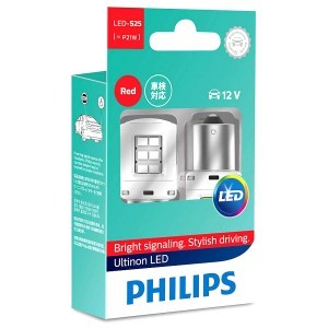 Philips P21W Ultinon LED Red - 11498ULRX2