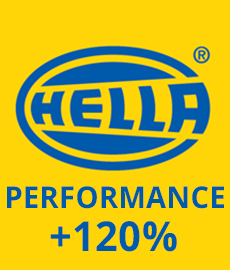 Галогеновые лампы Hella Performance +120%
