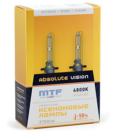 Нештатные ксеноновые лампы MTF-Light Absolute Vision