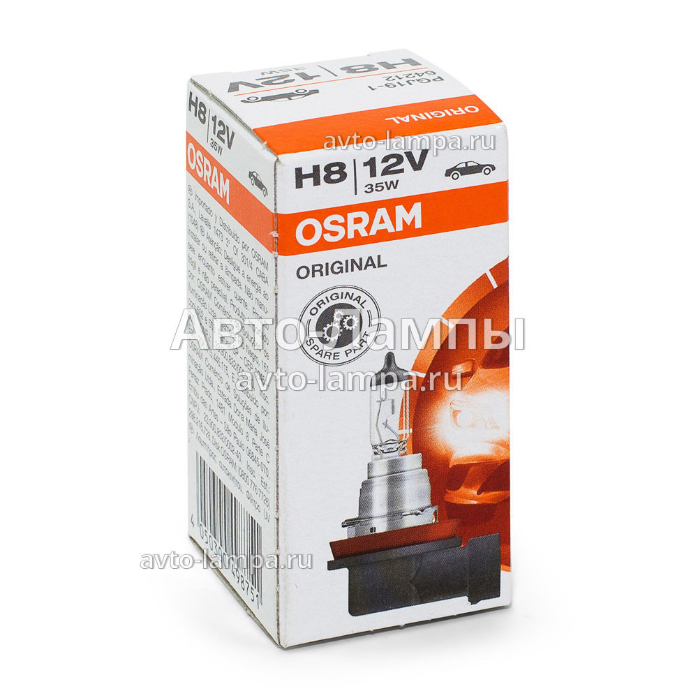 Osram H8 Original Line - 64212 Галогеновые лампы купить в интернет-магазине  - Авто-Лампы