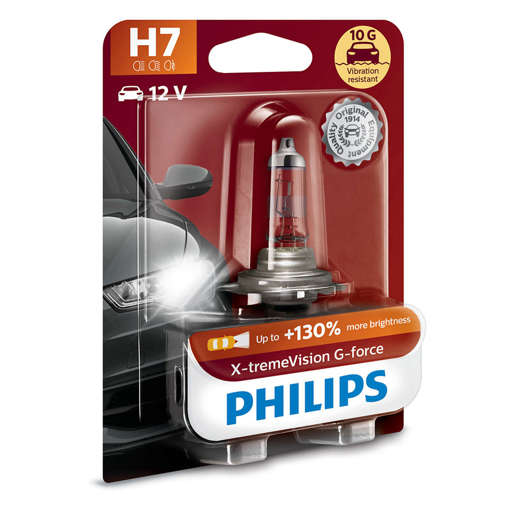12972LLECOB1 PHILIPS LongLife EcoVision H7 12V 55W PX26d, 3000K