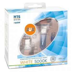 SVS H15 White 5000K Ver.2 +W5W - 020.0115.000