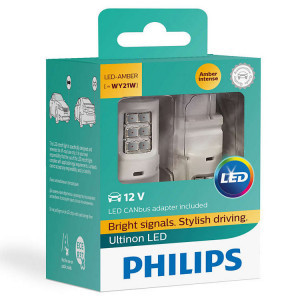 Светодиоды Philips PY21W Ultinon LED с обманками - 11498ULAX2